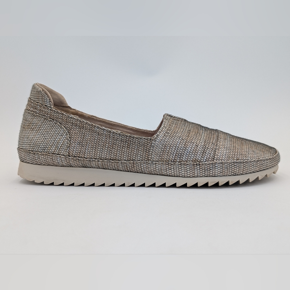 Vaneli Veve Neutral Camel Raffia Upper Beige Sz8M Women Textured Loafers - Picture 3 of 17